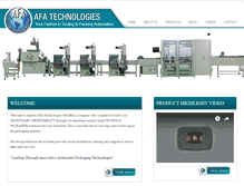 Tablet Screenshot of afa-tech.com